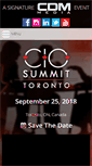 Mobile Screenshot of ciotorontosummit.com